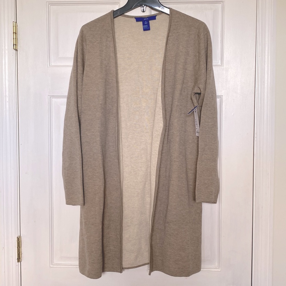 NWT APT 9 duster/cardigan (Reversible)